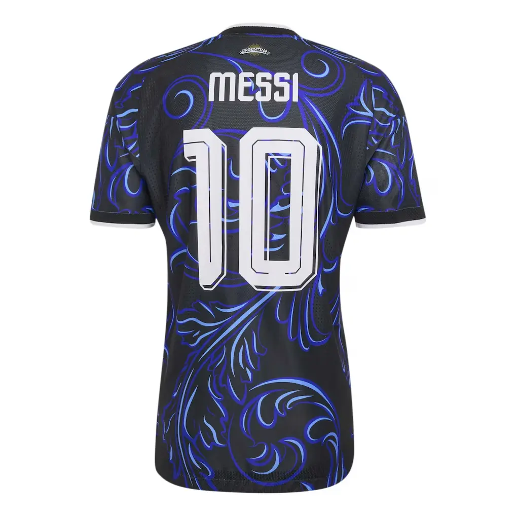Lionel Messi Argentina National Team 2026 Away Jersey - Black 1 Lionel Messi Argentina National Team adidas 2026 Away Authentic Player Jersey - Black