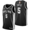 Stephon Castle San Antonio Spurs 2026 Finals Patch Icon Jersey - Stitched Edition