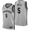 Stephon Castle San Antonio Spurs 2026 Finals Patch Statement Jersey - Stitched Edition