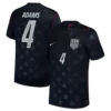 Tyler Adams USMNT 2026 Away Stadium Jersey - Blue