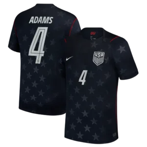 Tyler Adams USMNT 2026 Away Stadium Jersey - Blue