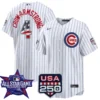 Pete Crow-Armstrong Chicago Cubs 2026 All-Star Stars & Stripes White Stadium Stitched Jersey
