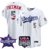 Freddie Freeman Los Angeles Dodgers 2026 All-Star Stars & Stripes White Stadium Stitched Jersey
