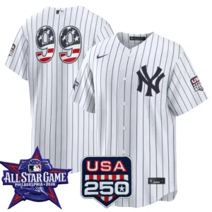 Aaron Judge New York Yankees 2026 All-Star Stars & Stripes White Stadium Stitched Jersey