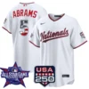 CJ Abrams Washington Nationals 2026 All-Star Stars & Stripes White Stadium Stitched Jersey