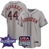 Yordan Alvarez Houston Astros 2026 All-Star Game Gray Stitched Jersey