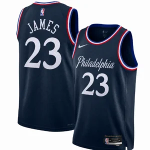 Lebron James Philadelphia 76ers 202526 City Edition Stitched Jersey