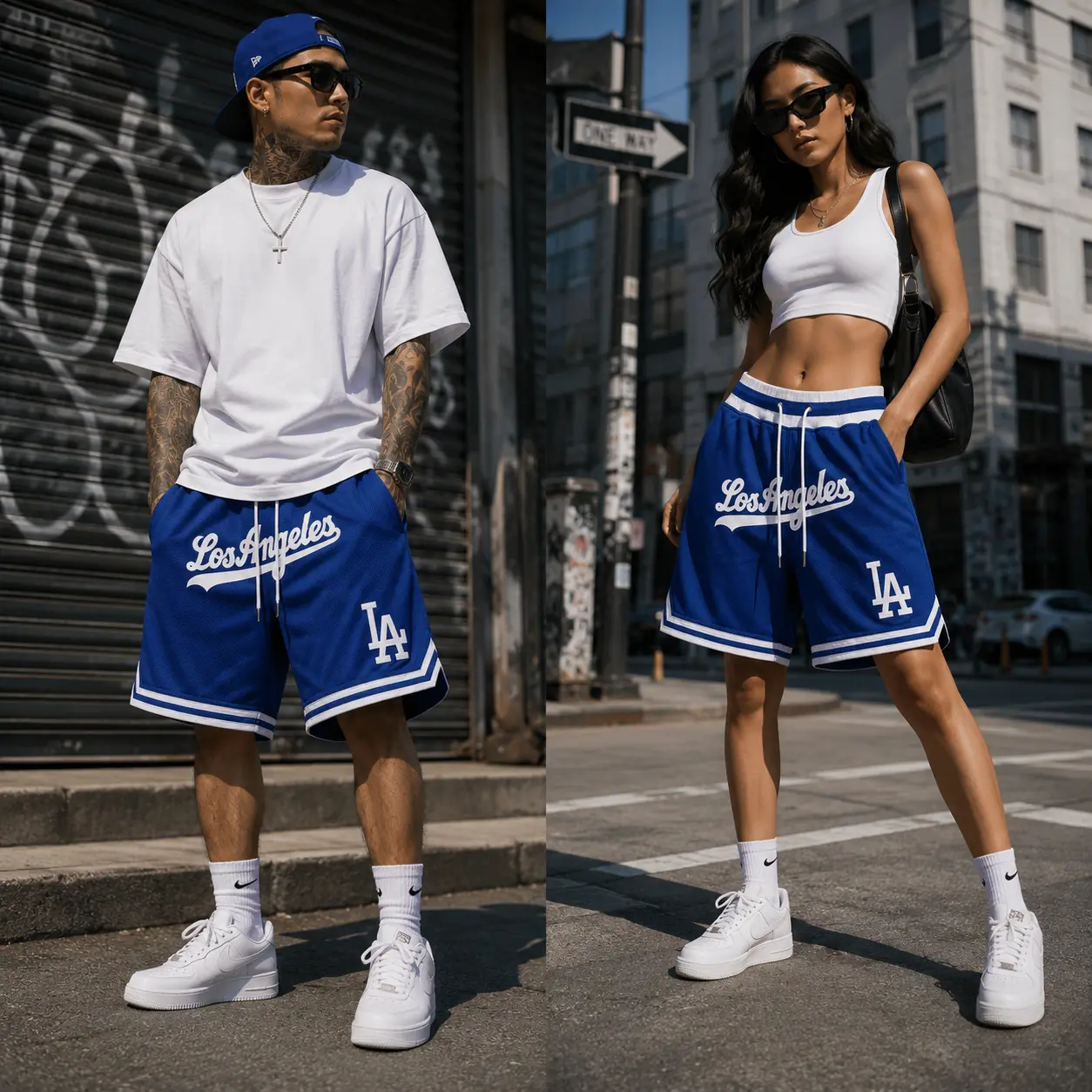 Los Angeles Dodgers Royal Baseball Shorts