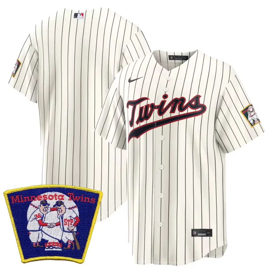 Minnesota Twins Cream 2026 Field of Dreams Stadium Stitched Jersey 1 Minnesota Twins Cream 2026 Field of Dreams Stadium Stitched Jersey