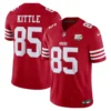 San Francisco 49ers George Kittle Scarlet 80th Anniversary Stitched Limited Jersey