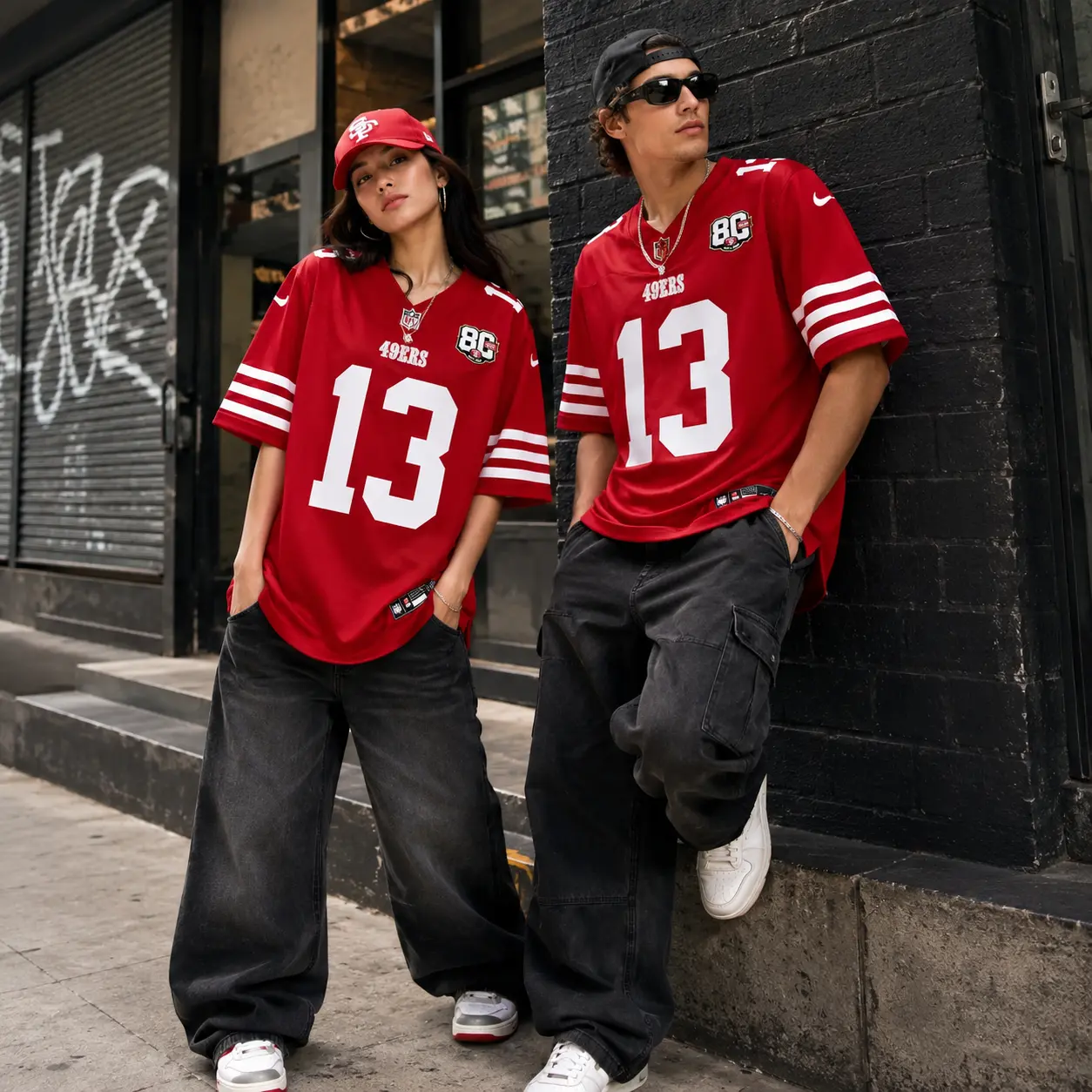 San Francisco 49ers Brock Purdy Scarlet 80th Anniversary Stitched Limited Jersey San Francisco 49ers Brock Purdy Scarlet 80th Anniversary Stitched Limited Jersey